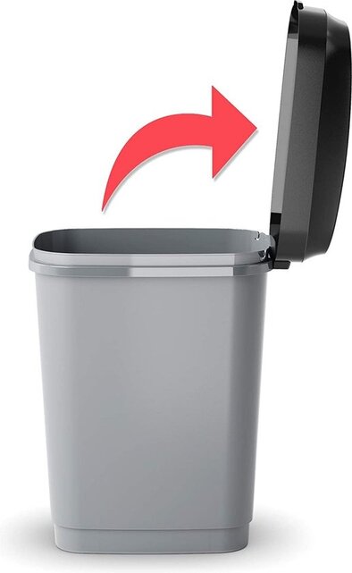 Curver Kis Dual Swing Bin Vuilbak - 25 Liter - 26 x 37 x h47,5 cm
