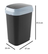 Curver Kis Dual Swing Bin - 25 Liter - 26 x 37 x h47,5 cm