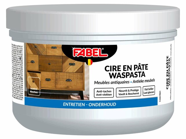 Fabel Vaste Boenwas - 350ml - Kleurloos