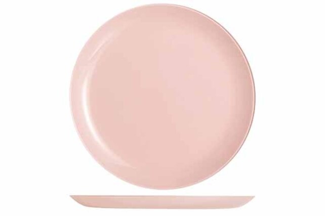 Luminarc Speiseteller Ø26cm – 6 Stück – Arty Pink Quartz