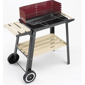GrillChef Wagon Barbecue - Rectangular with Wheels