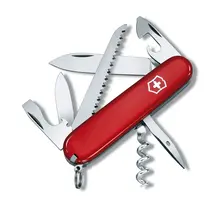 Victorinox Camper Red - 1.3613 Schweizer Taschenmesser - 13 Funktionen - Rot