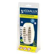 Edialux Inzzzector - Milieuvriendelijke muggenbestrijder - Elektrische Insectenvanger Voor Binnenshuis