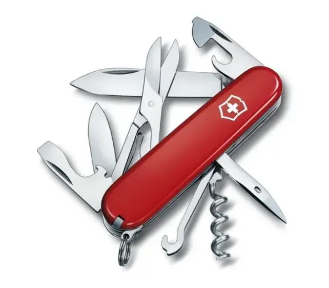 Victorinox Climber - 1.3703 Swiss Pocket Knife - 14 Functions – Red