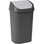 Curver Curver Bin Mistral Swing recycled PVC - Anthracite light grey - 50L