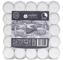 Müller Teelichter 4h - 50 Stück