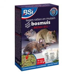 Poison pour souris Broma Kill 150 g (6 x 25 g)