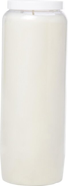 White grave candle/memorial light 9 days - Novena candle - Memorial candle - Grave light/memorial light