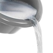 Sunware Water-line Wasbak Rond 9 Ltr Zilver