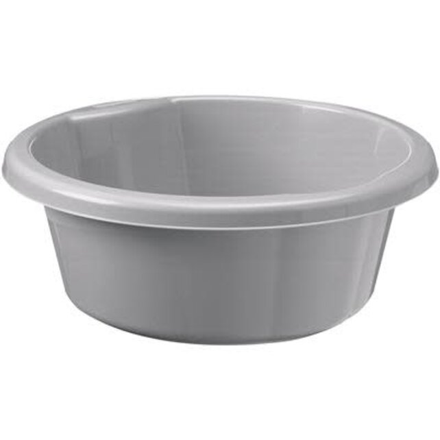 Sunware Water-line Wasbak Rond 9 Ltr Zilver