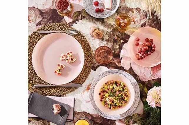 Planche à Dessert Luminarc Arty Quartz Rose 20,5 cm