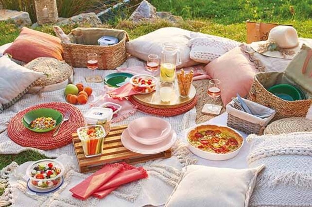 Luminarc Arty Pink Quartz Dessert Board 20.5cm