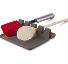 Porte-cuillère dessous de plat pour ustensiles de cuisine Tomorrow's Kitchen - Gris