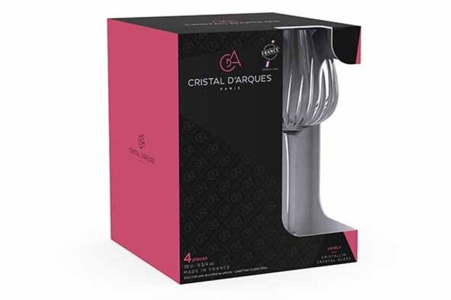 Cristal D'arques Swirl Wijnglas  35cl - Set van 4