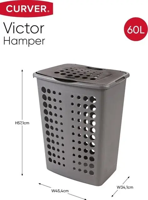 Curver Victor Laundry basket 60L