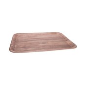 Plateau Fibre de Bambou Avec Peau de Bois 43,5x32,3xh1,9cm