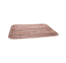 Tray Bamboo Fiber With Wood Skin 43,5x32,3xh1,9cm