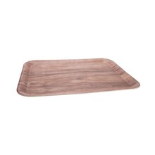 Tray Bamboo Fiber With Wood Skin