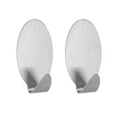 Metaltex Jumbo Hook Self-adhesive Stainless Steel (56,2 x 3,3 cm)