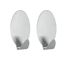 Metaltex Jumbo Haken selbstklebend Edelstahl (56,2 x 3,3 cm)