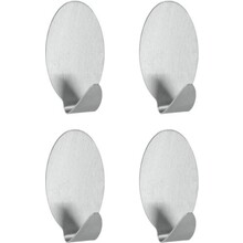 Crochet autocollant en acier inoxydable (4pcs)
