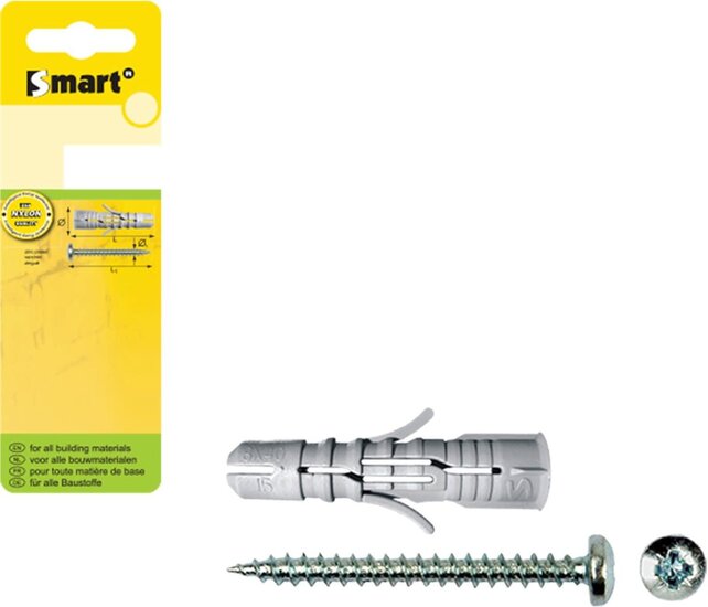 Smart Nylon Plugen+Schroef 10X50 P4