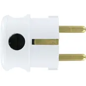 Plug White Side Entry