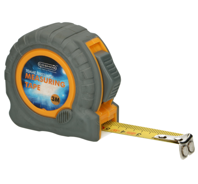 Cosmos PSI Roll-up Tape Measure with Magnetic Hook