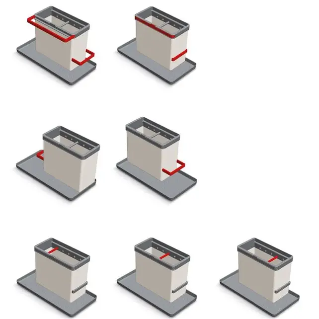 Metaltex Kitchen Helpers Tidy-Tex - Sink Organizer - For soap, sponge, cleaning wipes and brush