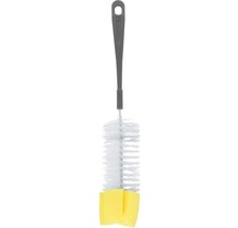 Metaltex Cleaning Brush With Sponge 32 cm - Steel/Polyester - Grey/white