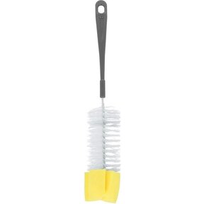 Brosse de nettoyage de bouteilles avec éponge