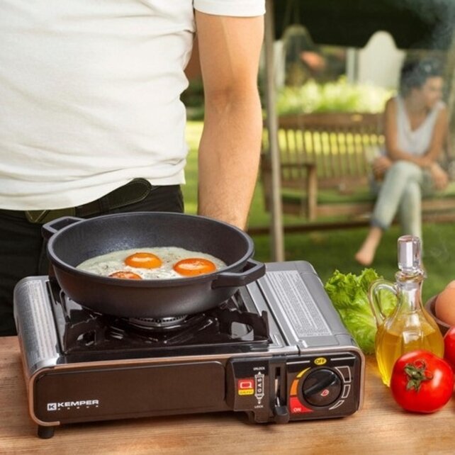Kemper Portable Stainless Steel Gas Stove 1900W