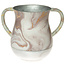 Art Art Aluminium Wasbeker 13 cm - Marmer