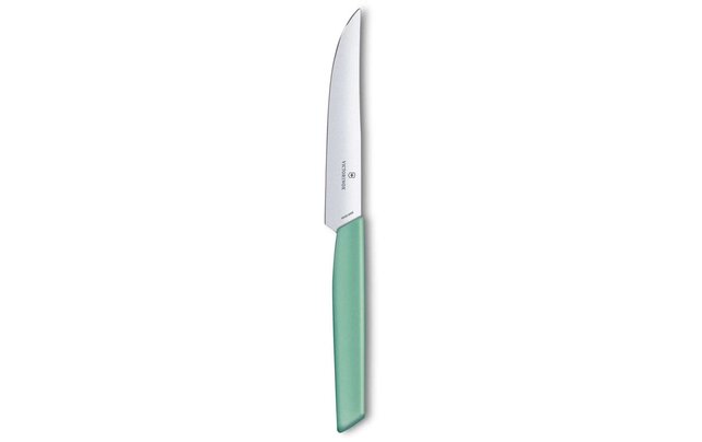 Couteau à Steak Victorinox Swiss Modern - Bord Droit - 10cm - Vert Menthe