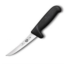 Victorinox Fibrox Safety Grip Ausbeinmesser mit gebogener Klinge – Weiß – Klinge 12 cm