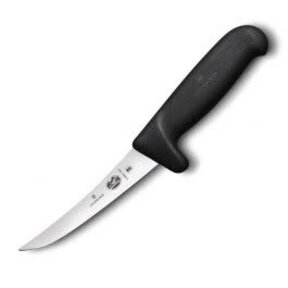 Victorinox Fibrox Safety Grip Boning Knife with Curved Blade - White - blade 12 cm