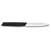 Victorinox Swiss Modern Mes Geserreerd met Ultra-Scherp Lemmet - Spitskant - 10 cm