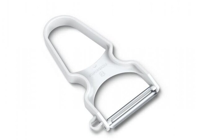 Éplucheur fin Victorinox Rapid Iconic renouvelé avec plastique ABS - Bord droit
