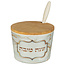 Art Art Bamboo Honey Dish "Shana Tovah"- 6.5 Cm