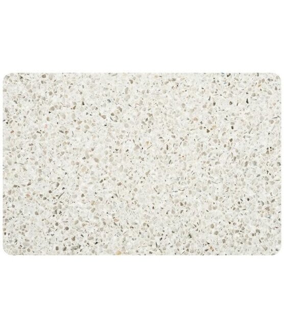 Finesse Rechteckiges Tischset – PP bedruckt – 28,5 x 43,5 cm – Terrazzoweiß