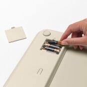 Brabantia Personenwaage digital – batteriebetrieben – sanftes Beige