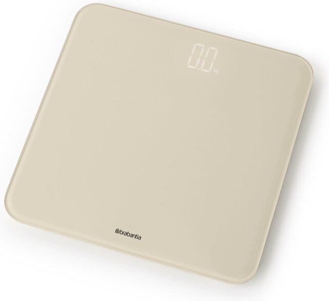 BrabantiaPersonenweegschaal Digitaal Batterij Werking - Soft Beige