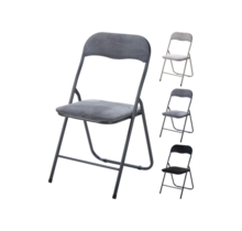 Velvet Folding Chair, 48x44xH80 cm