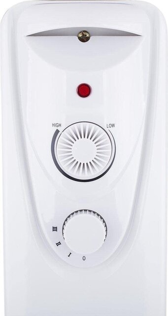 Radiateur sans huile Rainbow Heater avec 7 éléments chauffants - Thermostat réglable, 3 réglages de puissance - 1500 W