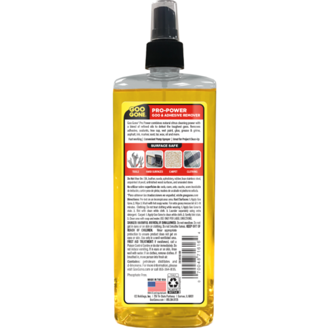 Goo Gone Pro-Power Goo & Adhésif Spray Pompe - 470 ml