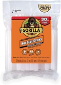 Gorilla 10 cm Heißklebestifte – 30 Stück – transparent