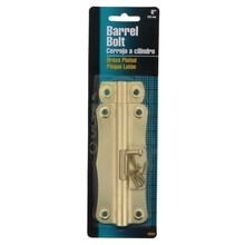 Boulon de baril en laiton plaqué - 15 cm