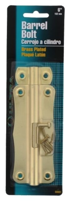 Boulon de baril en laiton plaqué - 15 cm