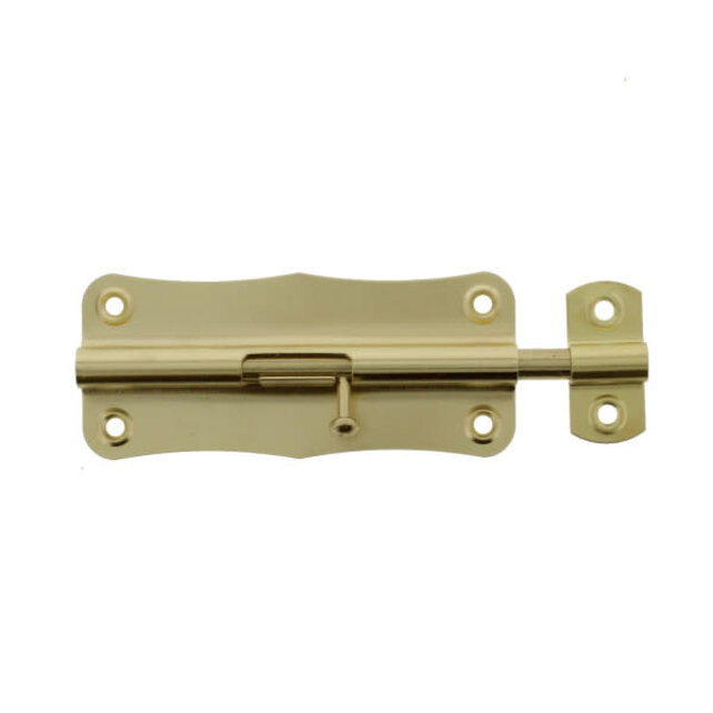 Barrel Bolt-Brass Plated - 15cm