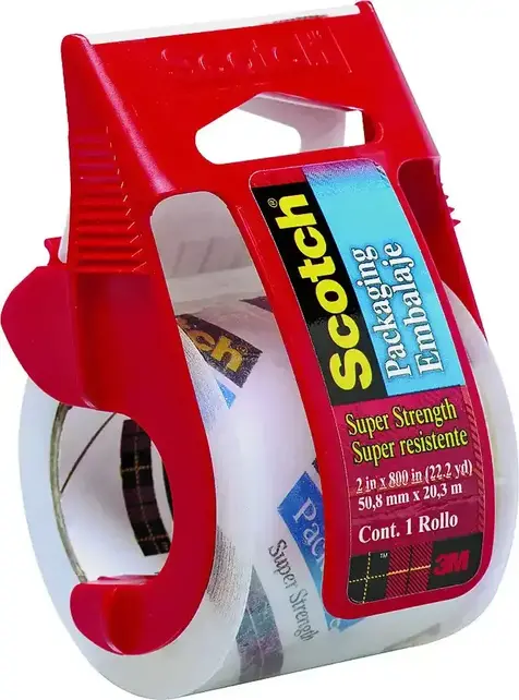 Ruban Adhésif Carton Transparent - Usage Intensif - 3 Mètres